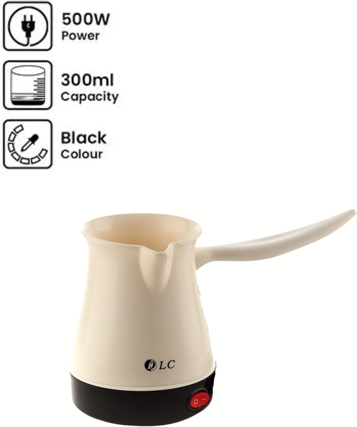 turkish coffee maker 300 ml capacity 2 years warranty ماكينة صنع القهوة التركية 300 - الصورة 2