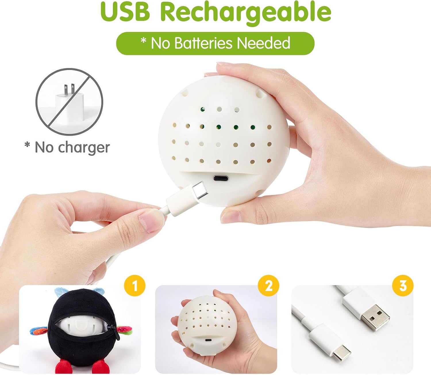 لعبة نحل تعليمية من هاهالاند، بلاش، للجنسين من عمر 6 سنوات، قابلة للشحن بـ USB مع تسجيل صوتي وأوضاع لعب مزدوجة، تنمي المهارات الحركية والتنسيق والتوازن واللغة - الصورة 8