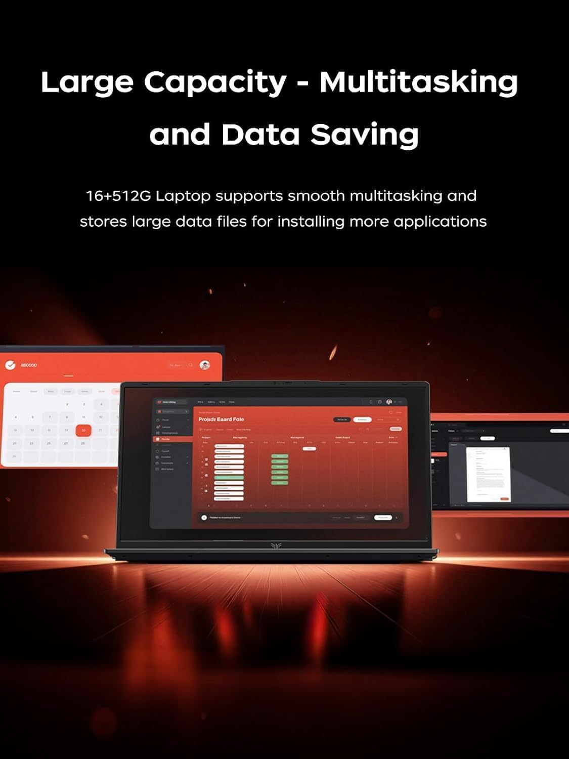 لابتوب العاب من كايجر (جديد) بشاشة 16 انش ومعالج AMD رايزن 7 7730U (8C/16T، حتى 4.5GHz)، ذاكرة RAM 16GB وSSD NVMe 512GB، ويندوز 11 عالي الاداء، حتى 2TB، بطاقة رسومات راديون RX فيجا 8، واي فاي 6 - الصورة 4