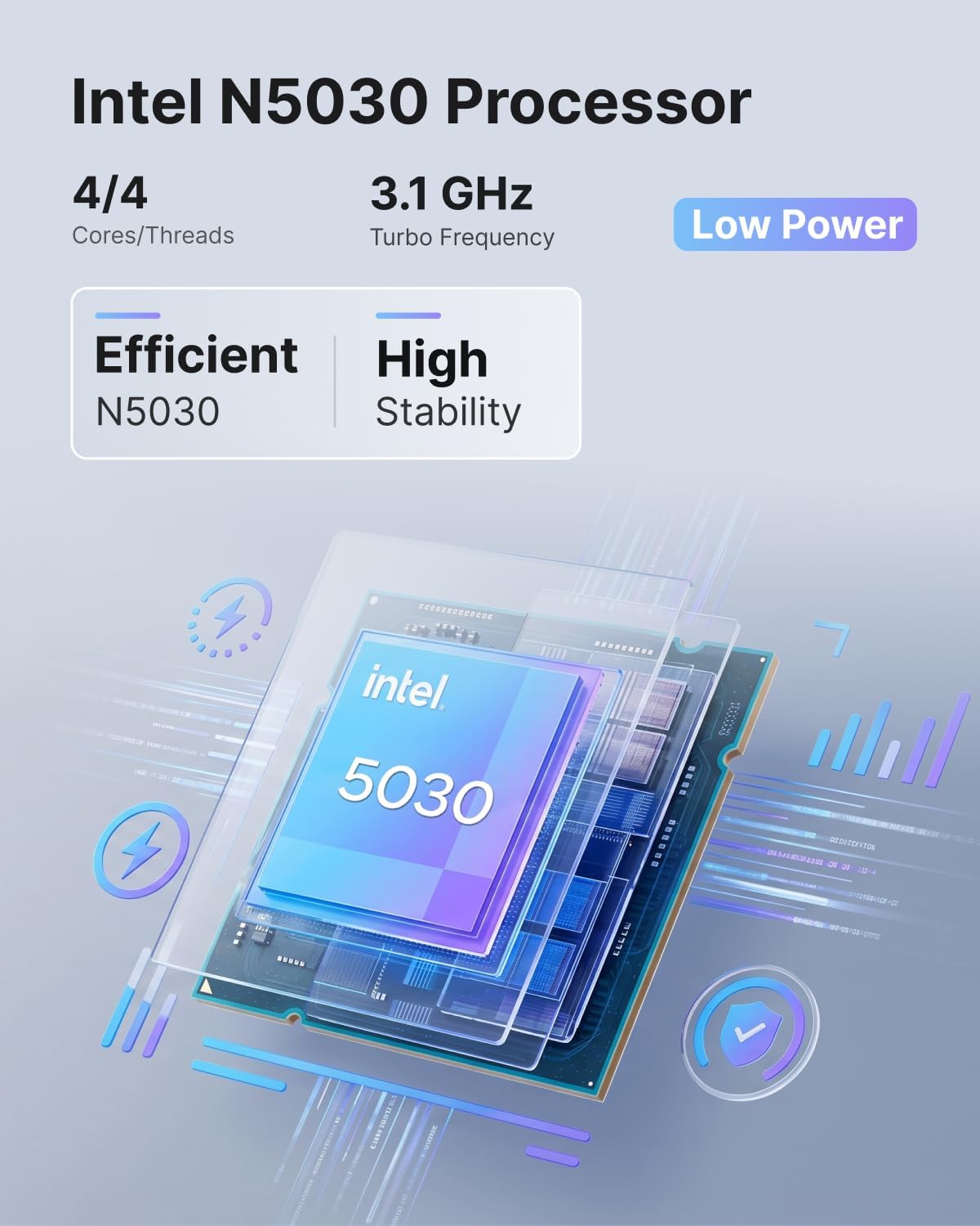 كمبيوتر صغير بينوفا P1 من نيبوجي بمعالج AMD رايزن 3300U (يأكل N5095/N5105 حتى 3.5GHz)، W11 برو 16GB+512GB M.2SSD، شاشة عرض ثلاثية 4K/LAN/WiFi/بلوتوث/USB3.2 نوع C/HDMI2.0/DP1.4 للمنزل والمكتب - الصورة 4