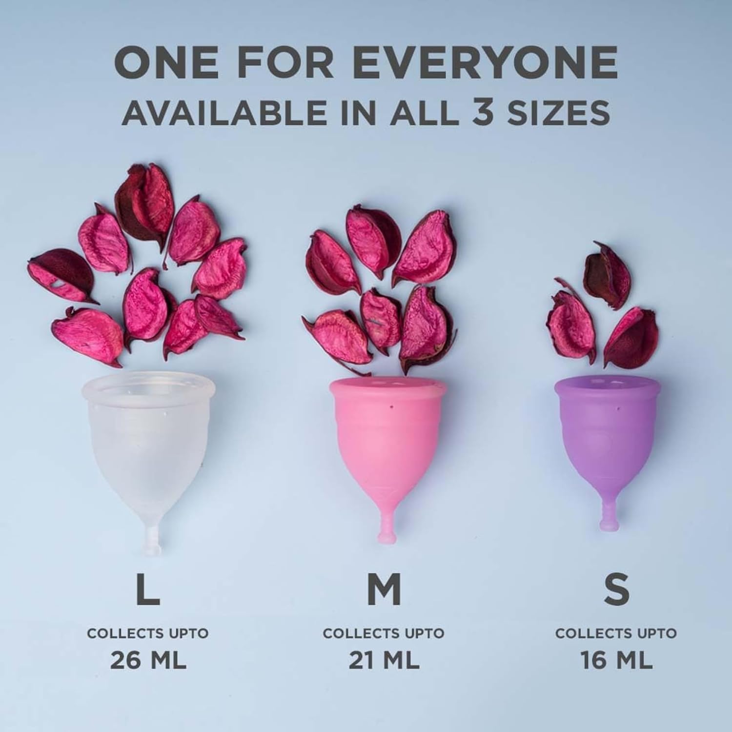 COMFORTABLE, SAFE & HYGIENIC – The easy-to-use and reusable menstrual cups are economical - الصورة 5
