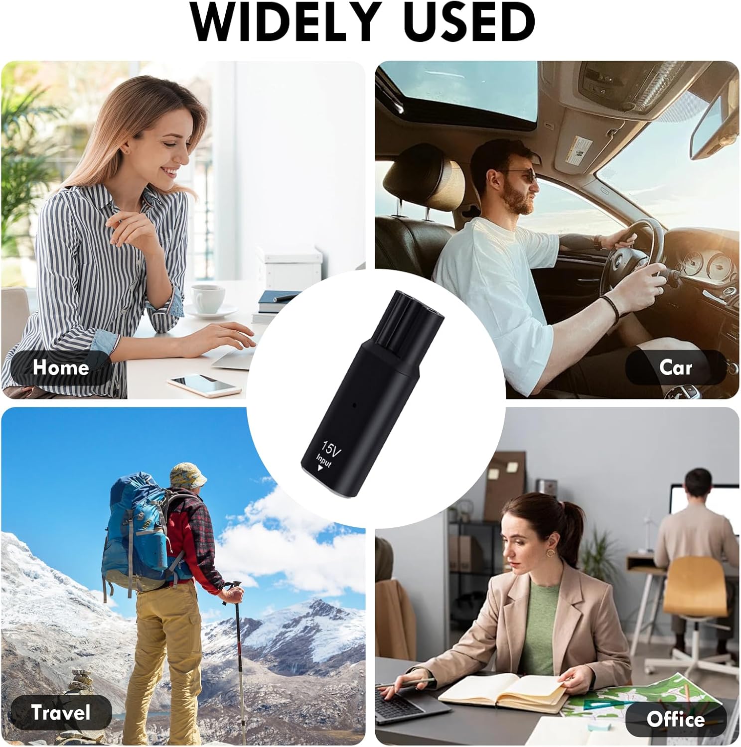 محول شحن 15 فولت HQ8505 USB C لماكينة الحلاقة فيليبس نوريلكو سلسلة HQ8505 7000 5000 3000، ون بليد QP6520 QP6530 QP6510 (غير الكابل) (اسود) - الصورة 7
