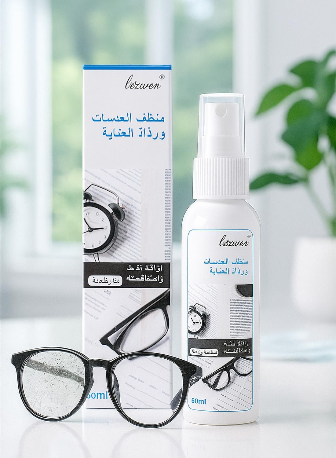 بخاخ منظف العدسات بدرجة احترافية، ينظف بشكل امن للنظارات والشاشات الالكترونية والاسطح البصرية، تركيبة محسنة 60 مل - الصورة 2