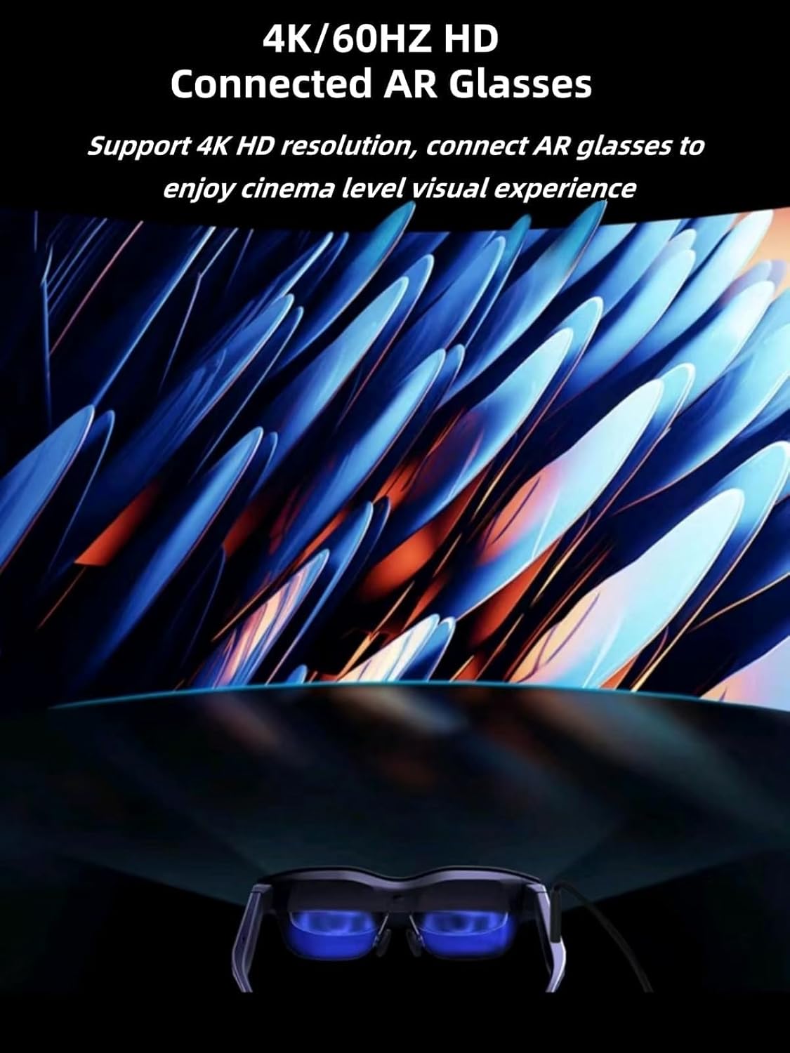 محول 4K HDMI الى USB-C، محول فيديو محمول للتوصيل والتشغيل لنظارات الواقع المعزز متوافق مع بلاي ستيشن 4 وبلاي ستيشن 5 واكس بوكس وسويتش واللابتوب والكمبيوتر ودعم UHD 60Hz - الصورة 4