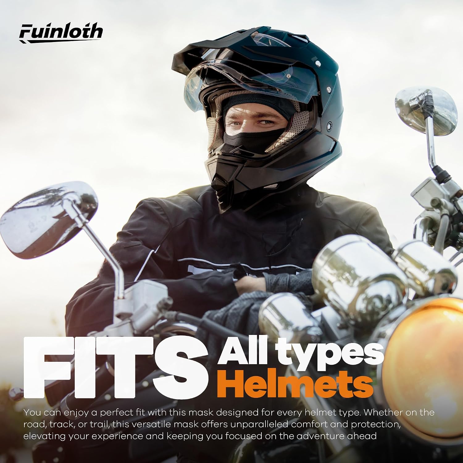 fuinloth قناع تزلج، واقي uv ورياح وتبريد، للدرا 2 - الصورة 3