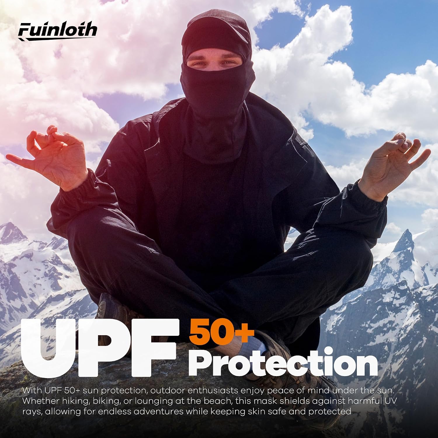 fuinloth قناع تزلج، واقي uv ورياح وتبريد، للدرا 2 - الصورة 5