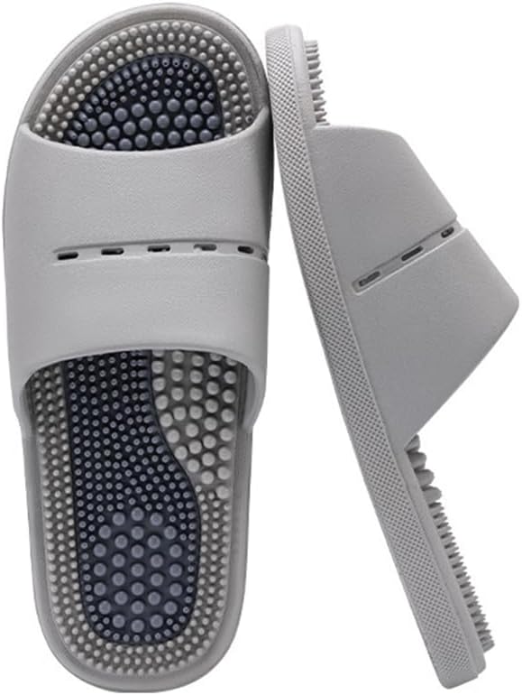 NALACAL Massage Slippers for Men & Women, Acupressure Reflexology Sandals, Grey, EU Size 42/43 - الصورة 2