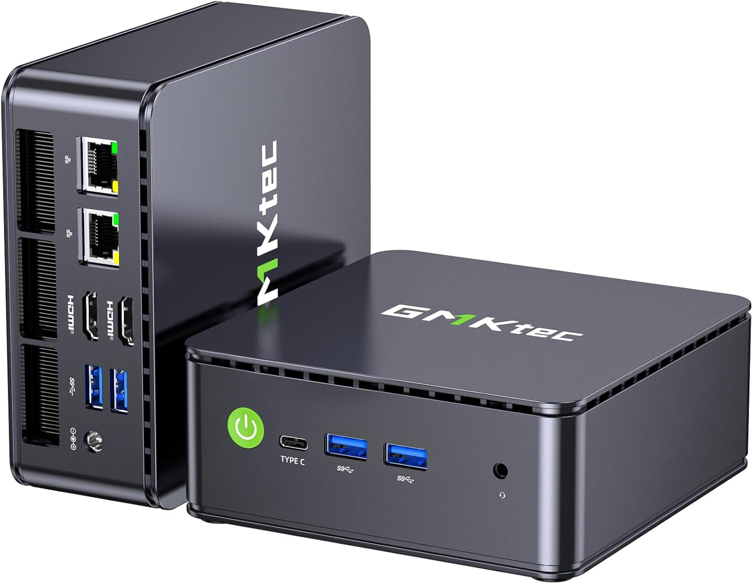 GMKtec Dual 2.5G Nic Mini PC G11 AMD Ryzen Embedded R2514 (Beats 4300U/3500U/N150),16GB DDR4 (Dual Channel) 512GB PCIe 3.0 M.2 SSD, Mini Computer 3 Screen Display/2*USB3.2 10Gbps/WiFi 6E/BT5.2/ - الصورة 2