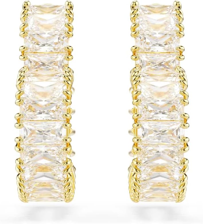 Swarovski Women's Matrix White Earrings - الصورة 3