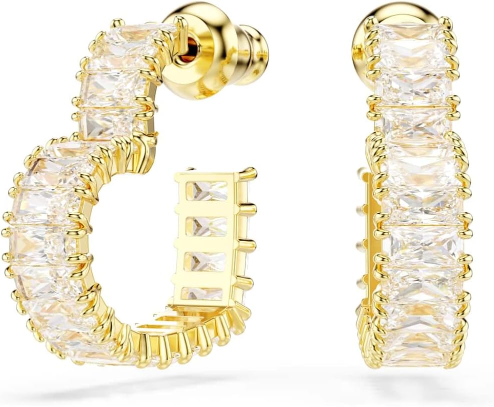 Swarovski Women's Matrix White Earrings - الصورة 2