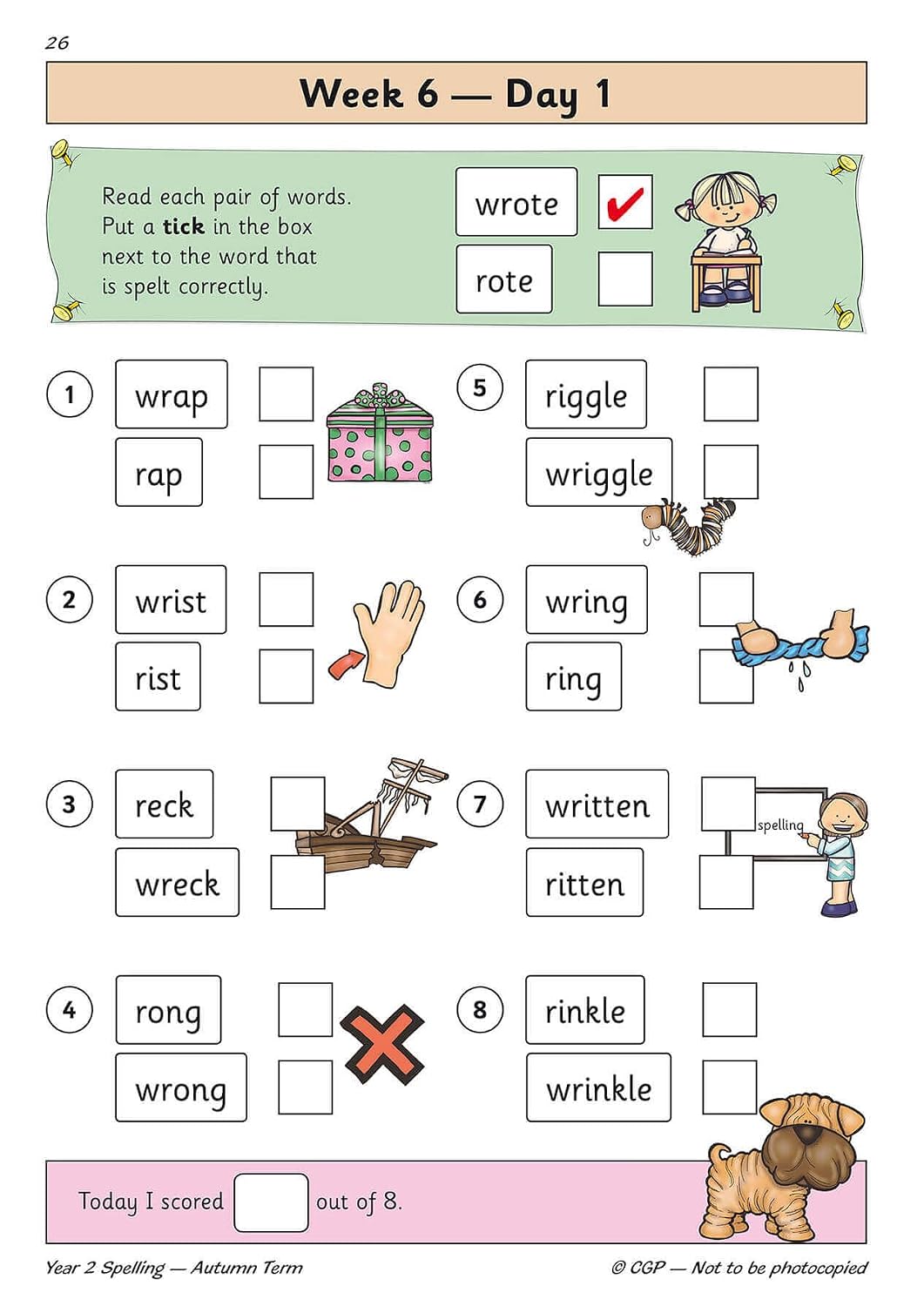 KS1 Spelling Year 2 Daily Practice Book: Autumn Term - الصورة 6