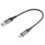 كابل شحن سريع USB A الى نوع C 3 امبير من تي تيرسيلي، 15 سم | كابل قصير مضفر من النايلون يدعم اندرويد اوتو لايفون 17/16/15 سلسلة سامسونج جالاكسي