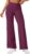 سروال ضيق للتمارين الرياضية للنساء من يوريو، بدون خياطة من الأمام وقصة مستقيمة مقاس 73.66 سم و80.01 سم و83.82 سم، بخصر مرتفع مناسب لصالة الألعاب الرياضية واليوغا | 29"/31.5"/33"/35",No Front Seam,High Waist,Buttery,Booty Lifting,Wide Leg