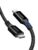 كيبل USB نوع C إلى نوع C سريع الشحن مضفر 5 امبير لسلسلة ايفون 16 وايباد برو/ميني وماك بوك برو/ميني وسامسونج S24 الترا وهواوي P60 من يوجرين، طول 2 متر – 100 واط – اس سي بي بي سي