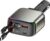 شاحن سيارة قابل للسحب بقوة 137 وات من XXZU، شحن سريع USB C بقدرة 65 وات مع كابلات مزدوجة قابلة للسحب، منفذي شحن، عرض الجهد الكهربائي، ولاعة سجائر، محول شاحن سيارة 4 في 1 لأجهزة iPhone/Android/iPad/الكمبيوتر المحمول