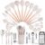 kitchen utensils set طقم ملاعق طبخ cooking set silicone cooking utensils set for nonstick cookware 446℉heat resistance silicone spatu