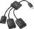 محول X Spring USB OTG، 4 في 1 نوع C ذكر إلى USB ومحول Micro USB OTG، محول أسود متعدد المنافذ لأجهزة Android والتخزين الخارجي