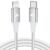 كابل Aioneus USB C إلى Lightning بطول 2 متر، كابل شاحن iPhone معتمد من MFi USB C سلك iPhone نوع C شحن سريع متوافق مع iPhone 14 13 12 11 8 7 Pro Max Mini X XS XR Plus، iPad