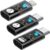 مجموعة محول USB نوع سي ذكر الى انثى 3 قطع من اكس سبرينج، مزامنة البيانات والشحن للهواتف الذكية والتابلت وغيرها