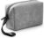 حقيبة القرص الصلب من يوجرين، حقيبة جلدية للتخزين الرقمي، حقيبة تنظيم أدوات الملحقات الإلكترونية مع طبقات شبكية، حقيبة حمل لتخزين معدات السفر لكابل USB، سماعات الأذن، بنوك الطاقة