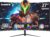 شاشة ألعاب منحنية 27 بوصة بدقة FHD 1080 بكسل ومعدل تحديث 180 هرتز وتقوس 1800R بدون إطار مع نطاق ألوان sRGB بتغطية 100% وتقنية فري سينك وزمن استجابة 1 ميلي ثانية (جي تي جي) للمكتب والألعاب من جوفولك