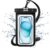 جراب JOTO Universal مقاوم للماء لهاتف iPhone 17 Air 16 15 14 13 Plus Pro Max، IPX8 حقيبة جافة للهاتف المحمول 12 11 Pro Max XR X 8 7 6S Plus SE، Galaxy S23 S22 S21 S20+ lus Note، بكسل يصل إلى 7 بوصات – أسود