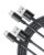كابل Anker USB C (عبوتان، 6 أقدام)، شاحن سريع من النايلون الفاخر USB A إلى النوع C لهواتف iPhone 17/16، وSamsung S24/23، وHuawei، وXiaomi، وVivo، وOppo (USB 2.0، أسود)