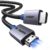 يوجرين كابل HDMI 2.2 بدقة 16K و8K و4K متوافق مع PS5 والتلفزيون طوله 2 متر | سلك مضفر ذكر-ذكر يدعم دقة 16K@60Hz 12K@120Hz 8K@240Hz وتقنية eARC ومعدل إعادة الضبط المتغير وهيكل من الألومنيوم بتقنية QFT