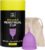 COMFORTABLE, SAFE & HYGIENIC – The easy-to-use and reusable menstrual cups are economical