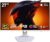 سي ار يو اي شاشة العاب 27 انش 2K 240Hz IPS QHD (2560×1440) شاشة عرض سريعة 1 مللي ثانية (GTG) 120% sRGB مكبرات صوت مدمجة باضاءة خلفية RGB مناسبة للاعبي الرياضات الالكترونية والمكتب والعمل، ابيض