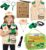 مجموعة Born Toys Outdoor Explorer للأولاد والبنات مع سترة سفاري فاخرة قابلة للغسل ومجموعة مغامرات مع Scavenger Hunt