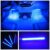 شريط إضاءة LED للسيارة من EJ’s SUPER CAR، 4 قطع 36 مصباح LED داخلي للسيارة تحت مجموعة إضاءة مقاومة للماء، شريط أضواء نيون للسيارة، تيار مستمر 12 فولت (أزرق)